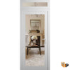 Modern upvc exterior metal-plastic door with clear glass | Manux 8666
