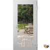 Modern upvc exterior metal-plastic door with clear glass | Manux 8666