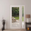 Modern upvc exterior metal-plastic door with clear glass | Manux 8666