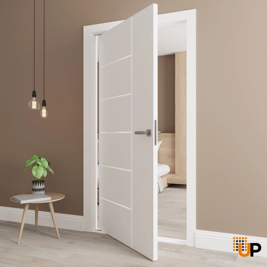 Single solid core pivot interior pivot doors | Mela 0716