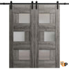 Modern Barn Door with Opaque Glass | Solid Panel Interior Doors | Buy Doors Online