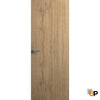 Invisible Solid Hidden Door with Handle | Modern Frameless Doors | Light Oak and Split Wood | Buy Doors Online