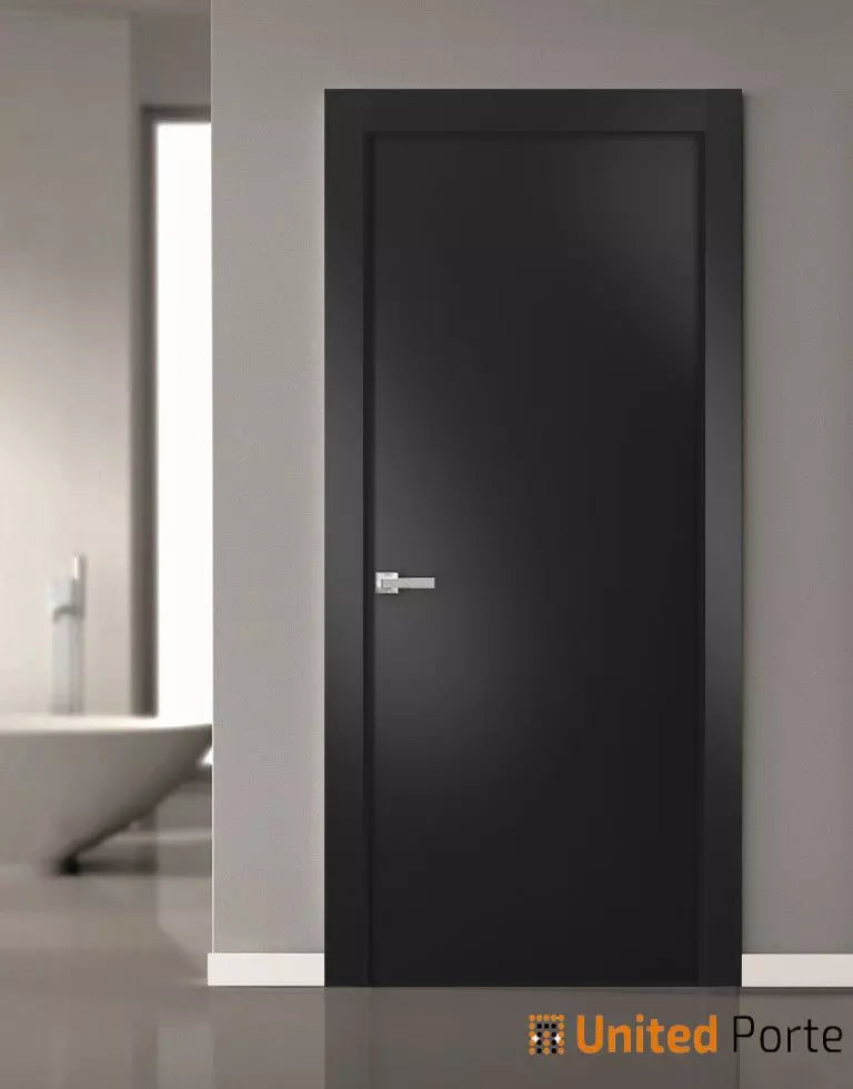 Modern Solid Interior Door with Frames | Bathroom Bedroom Sturdy Doors | Planum 0010