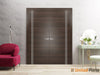 Modern Solid Interior Door with Handle | Bathroom Bedroom Sturdy Doors | Buy Doors Online