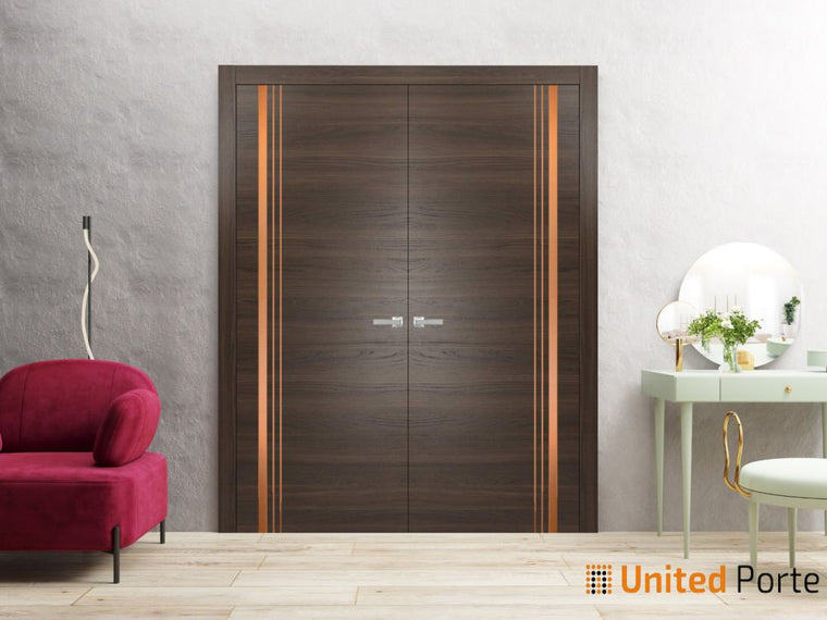Modern Solid Interior Door with Handle | Bathroom Bedroom Sturdy Doors | Planum 1010