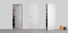 Modern Solid Single Hidden Door with Handle | Modern Wardrobe Wood Solid Doors | Buy Doors Online