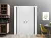 Modern Wood Interior Door with Hardware | Bathroom Bedroom Sturdy Doors | 0017