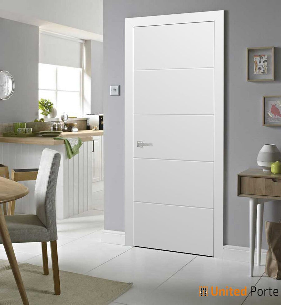 Modern Wood Interior Door with Hardware | Bathroom Bedroom Sturdy Doors| Planum 0770