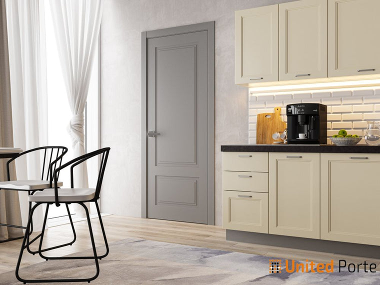 Modern Wood Interior Door with Hardware | Bathroom Bedroom Sturdy Doors | Majestic 9003