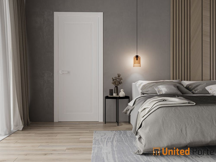 Modern Wood Interior Door with Hardware | Bathroom Bedroom Sturdy Doors| Majestic 9004