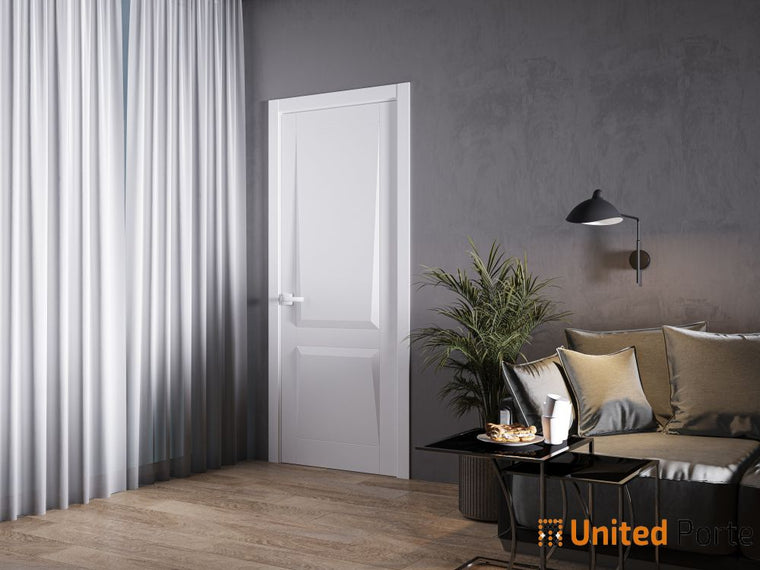 Modern Wood Interior Door with Hardware | Bathroom Bedroom Sturdy Doors | Majestic 9010