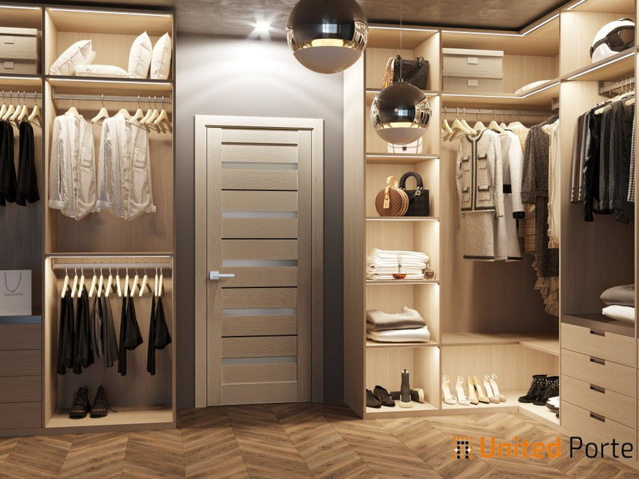 Modern Wood Interior Door with Hardware | Bathroom Bedroom Sturdy Doors | Riviera 9023