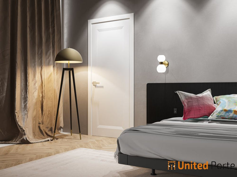 Modern Wood Interior Door with Hardware | Bathroom Bedroom Sturdy Doors | Majestic 9025