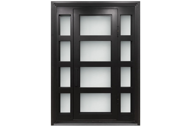 Nova Royal Series Wrought Iron Custom Exterior Door Style 051