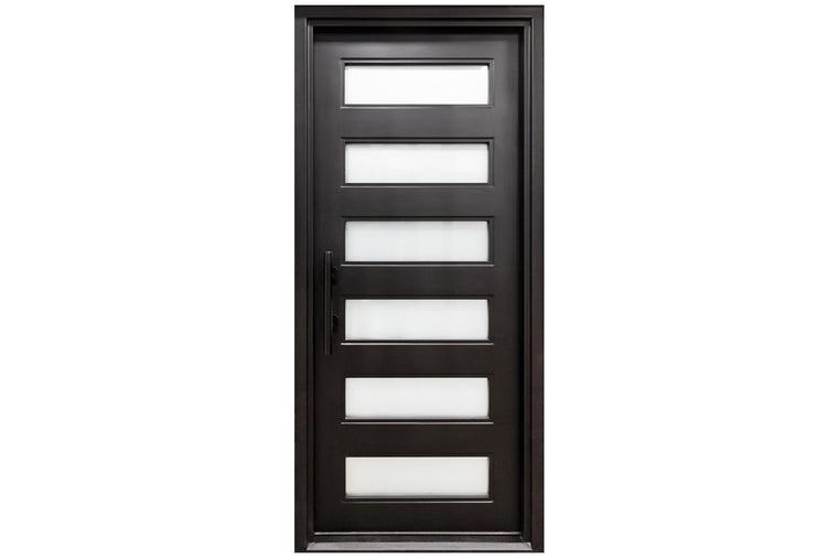 Nova Royal Series Wrought Iron Custom Exterior Door Style 055