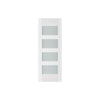 Nova Triplex 035 Soft White Laminated Modern Interior Door | Barn Door | Buy Doors Online