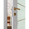 Palladio 202 4H Gold Vetro | Modern Interior Door | Buy Doors Online