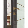 Palladio 202 4H Gold Vetro | Modern Interior Door | Buy Doors Online