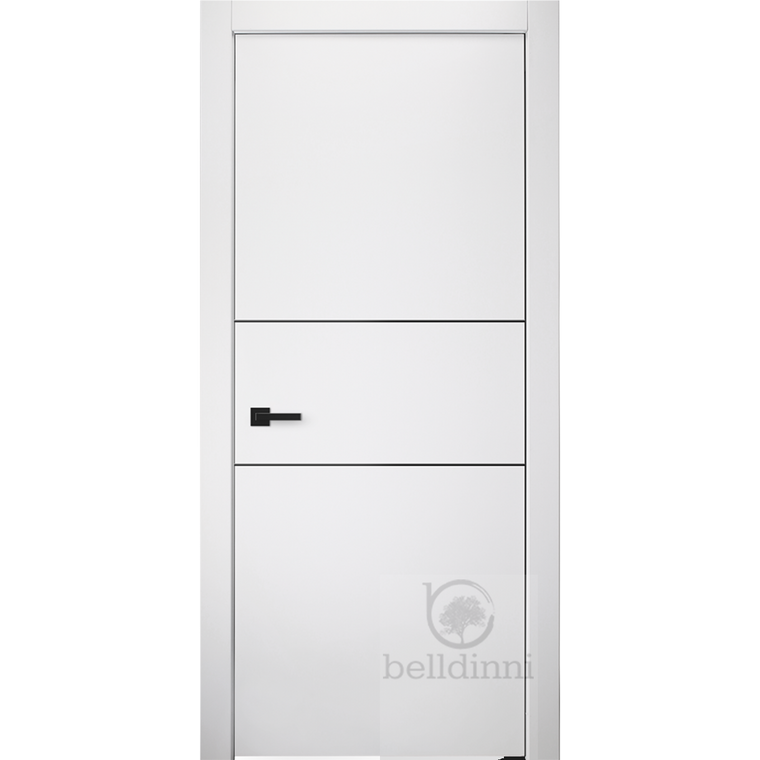 Palladio 2H Black | Modern Interior Door | Bianco Noble
