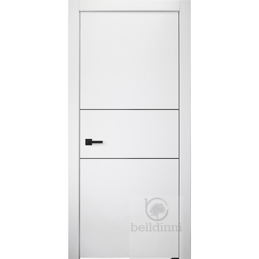 Palladio 2H Black | Modern Interior Door | Bianco Noble