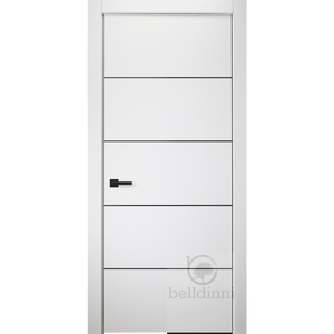 Palladio 4H Black | Modern Interior Door | Bianco Noble |  Buy Doors Online