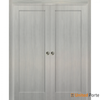 Panel Pocket Door with Hardware | Solid Wood Interior Pantry Kitchen Bedroom Sliding Closet Sturdy Doors | Buy Doors Online