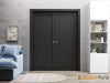 Panel Pocket Door with Hardware | Solid Wood Interior Pantry Kitchen Bedroom Sliding Closet Sturdy Doors | Buy Doors Online