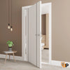 Single solid core pivot interior pivot doors | Planum 0017