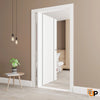 Single solid core pivot interior pivot doors | Planum 0017
