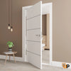Single solid core pivot interior pivot doors | Planum 0020