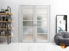 Swing Door with Frosted Opaque Glass | Solid Panel Interior Doors | Quadro 4002