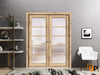 Sliding French Pocket Door with Frosted Opaque Glass | Solid Panel Interior Doors | Quadro 4002