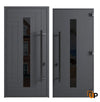 Front Exterior Prehung Steel Door | Entry Metal Modern Painted Door | Buy Doors Online