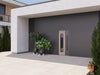 Front Exterior Aluminum Door | Prehung Entry Steel Metal Modern Painted Door | Ronex 0511