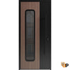 Front Exterior Aluminum Door | Prehung Entry Steel Metal Modern Painted Door | Ronex 0511