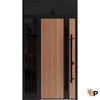 Front Exterior Prehung Steel Door | Entry Metal Modern Painted Door | Ronex 1033