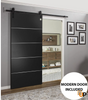 Modern Interior Sliding Barn Door with Hardware | Solid Panel Interior Doors |Planum 0020