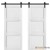 Sliding Barn Door with Hardware | 3-Panel Wooden Solid Doors | Buy Doors Online