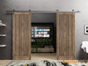 Sliding Barn Door with Hardware | Wooden Solid Panel Interior Doors | 4111