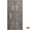 Sliding Closet Bi-fold Door with Opaque Glass | Wood Solid Bedroom Wardrobe Doors | Buy Doors Online