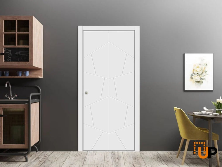 Sliding Closet Bi-fold Doors | Solid Bedroom Wardrobe Doors | Planum 0990