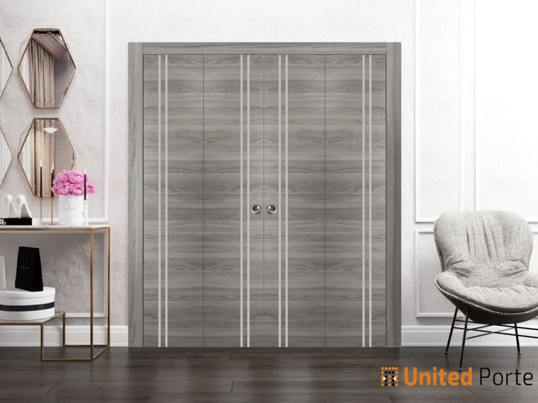 Sliding Closet Bi-fold Doors | Wood Solid Bedroom Wardrobe Doors | Planum 0310