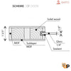 Sliding Closet Bypass Doors | Wood Solid Bedroom Wardrobe Doors| Buy Doors Online