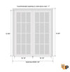 Sliding Closet Bypass Doors | Wood Solid Bedroom Wardrobe Doors| Buy Doors Online