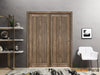 Sliding Closet Bypass Doors with Hardware | Kitchen Wooden Solid Bedroom Wardrobe Doors | 4111