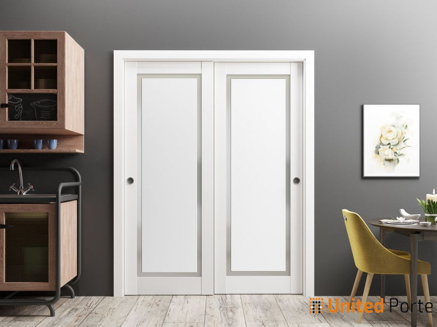 Sliding Closet Bypass Doors | Wood Solid Bedroom Wardrobe Doors | Planum 0888
