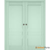 Sliding French Pocket Door with Decorative Panels | Solid Wood Interior Bedroom Sturdy Doors | Buy Doors Online