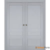 Sliding French Pocket Door with Decorative Panels | Solid Wood Interior Bedroom Sturdy Doors | Buy Doors Online