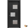 Sliding Pocket Door with Opaque Glass | MDF Interior Bedroom Modern Doors | Buy Doors Online