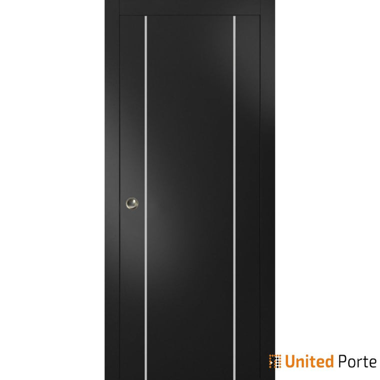 Sliding Pocket Door with Frames | Solid Wood Interior Sturdy Doors | Planum 0410